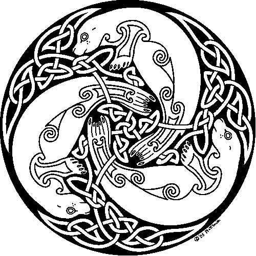 Seal / Selkie, Knotwork 